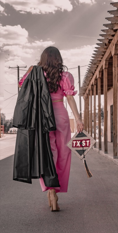 Pink quinceañera jacket detail