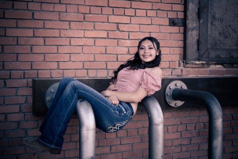 Industrial-style portrait
